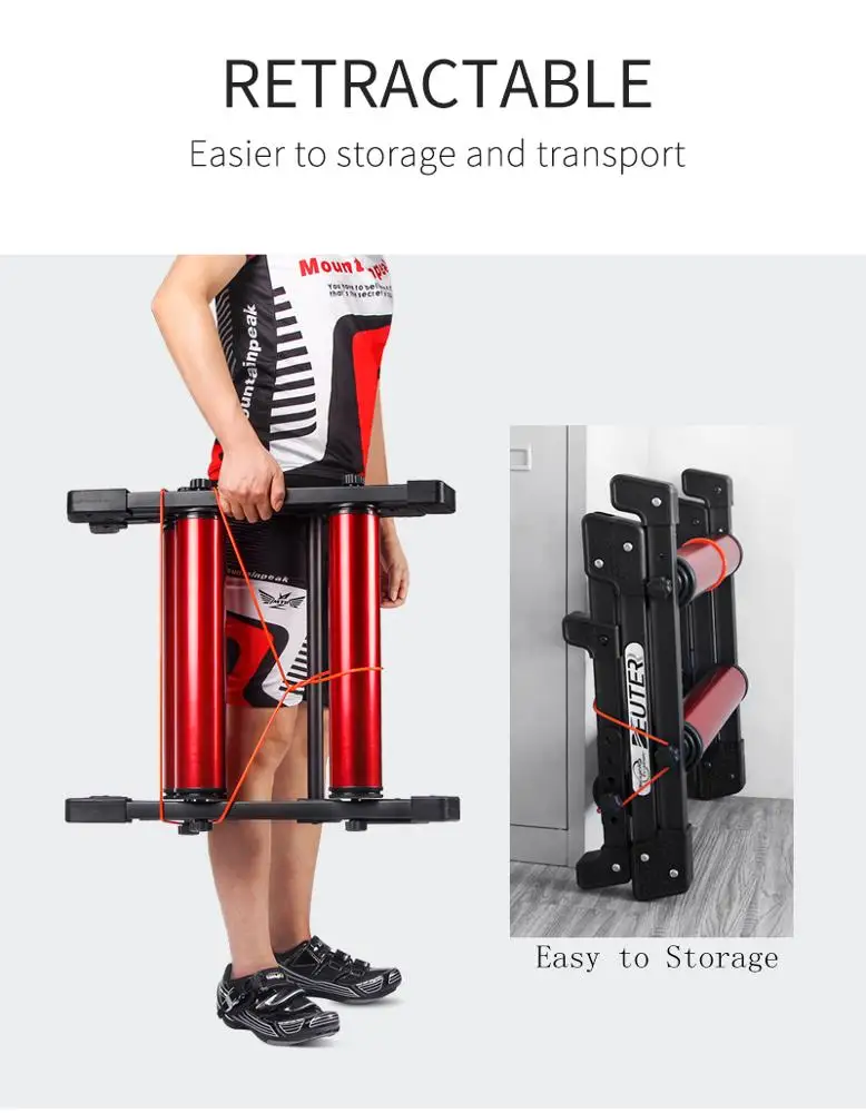 rodillo bicicleta Cycling Training Fitness Bicycle Trainer MTB Road Bike Rollers