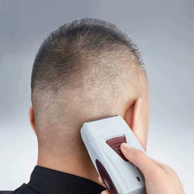 Double ring foil and blade rechargeable modern electric shaver for car mini men electric shaver