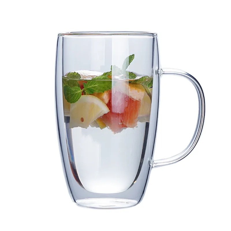 
Wholesale Double Walled Glass Coffee Cups16oz Sicilia Collection, Tall Insulated Mugs for Espresso, Latte, Cappuccino, Tea 