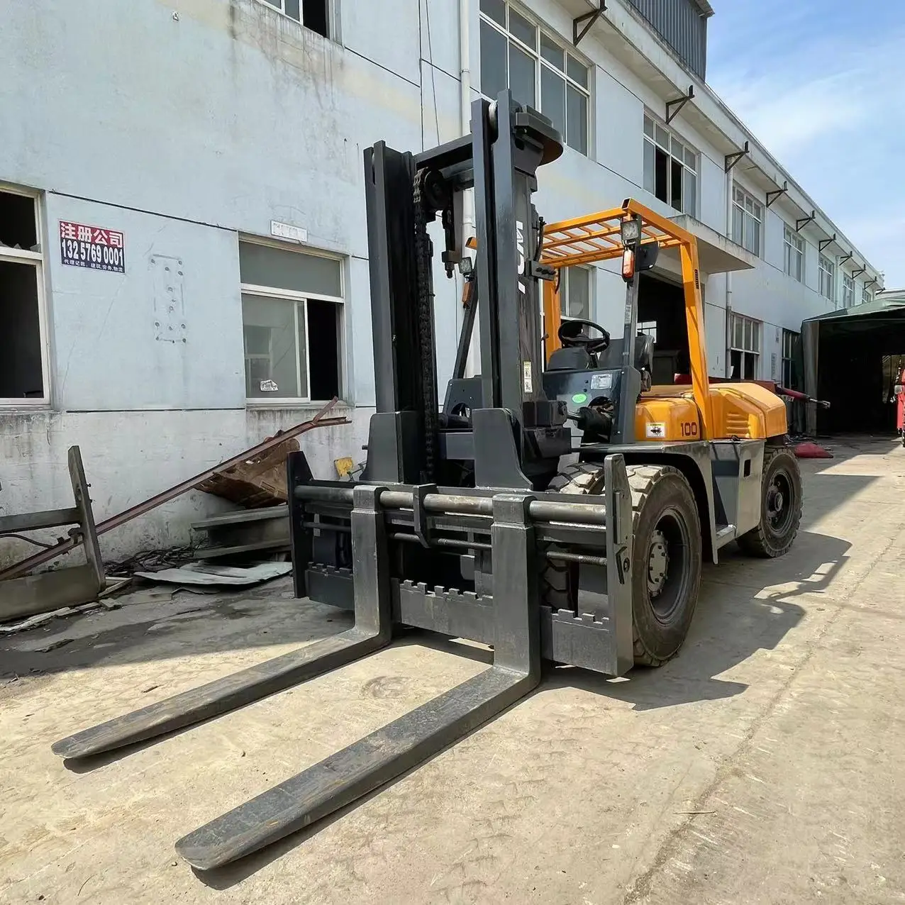 TCM FD100 10ton 10T used forklift secondhand forklift good condition low price in stock hot sell