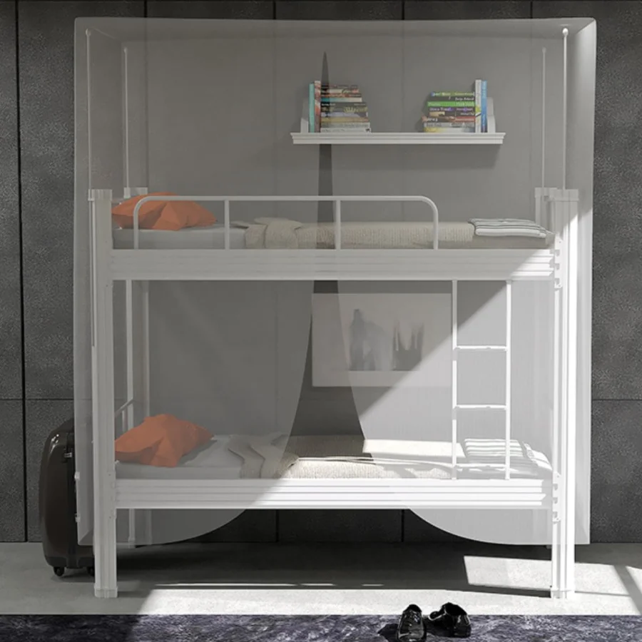 Двухъярусная кровать железная сталь высокого качества металлическая двухъярусная односпальная по низкой цене