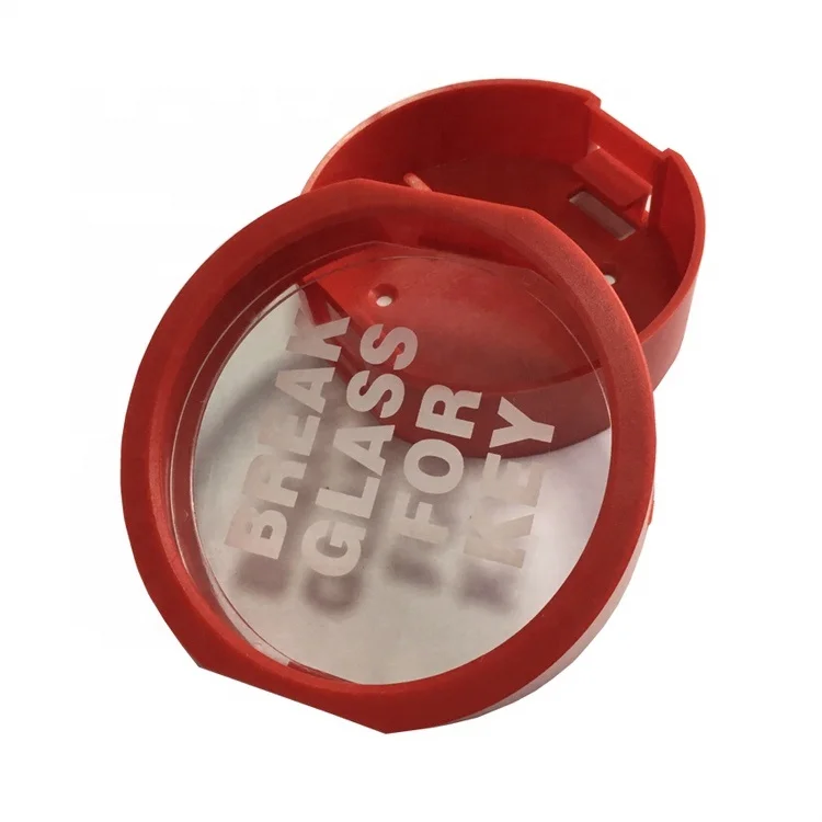 High quality fire emergency break glass box for key