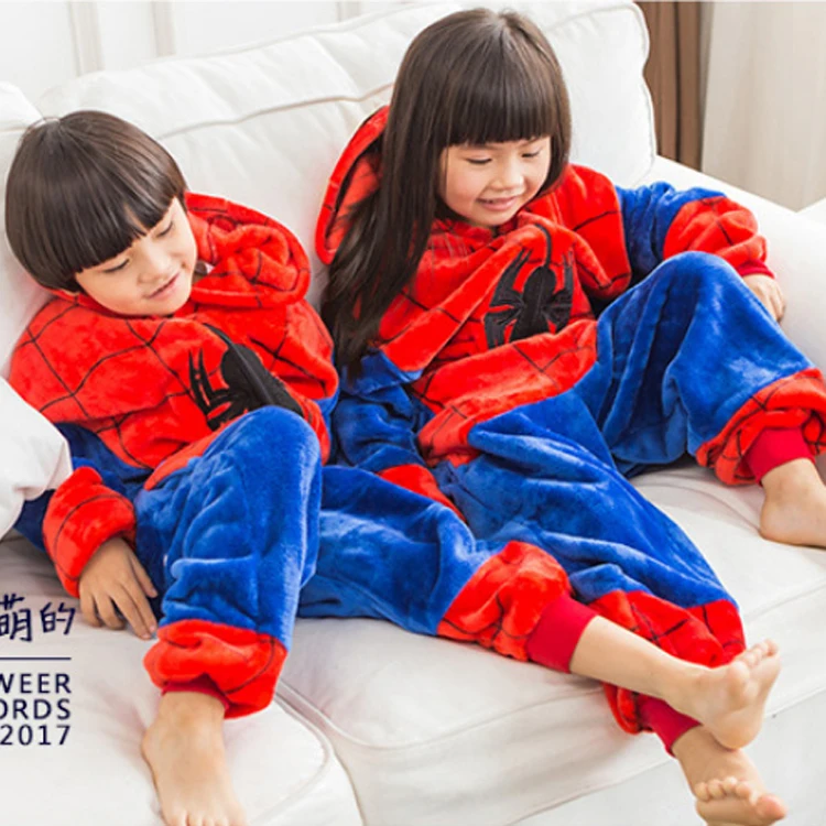 Детская одежда для сна для мальчиков и девочек; Пижама с единорогом; Фланелевая детская пижама с единорогом; Зимняя Пижама с животными