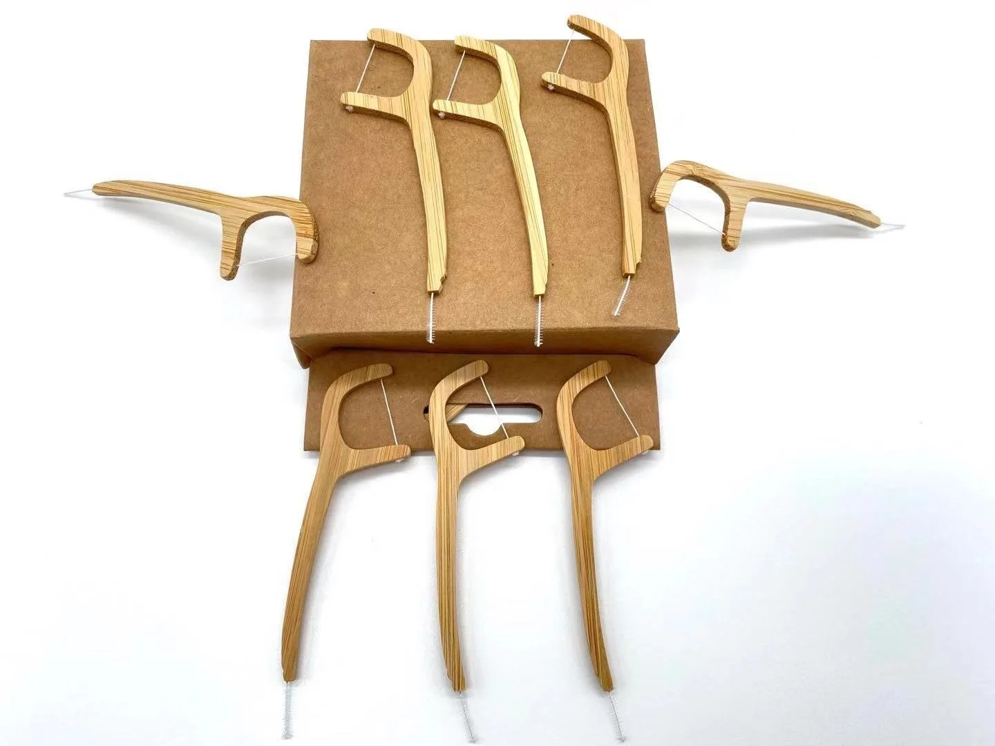 Bamboo Dental Floss Pick, Bamboo Floss Pick, Bamboo Floss