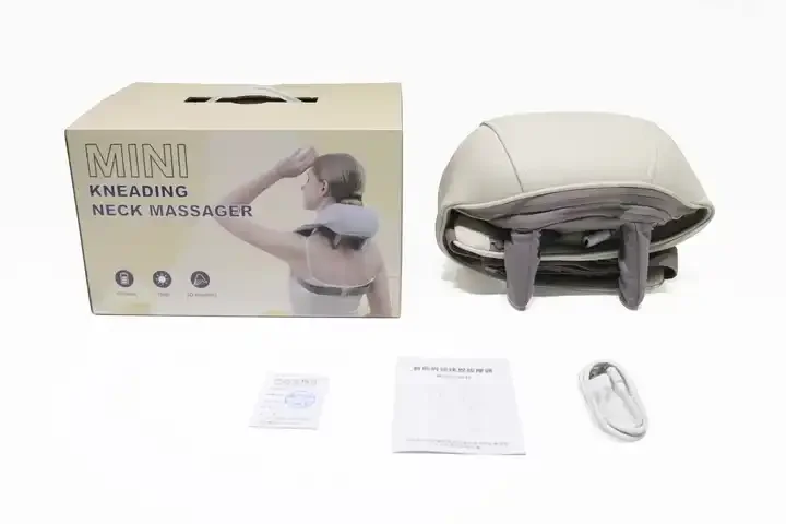 2024 New Upgraded Shiatsu Back Shoulder and Neck Massager Cordless Deep Tissue 4D Expert Kneading Massage For Muscle Pain Relief