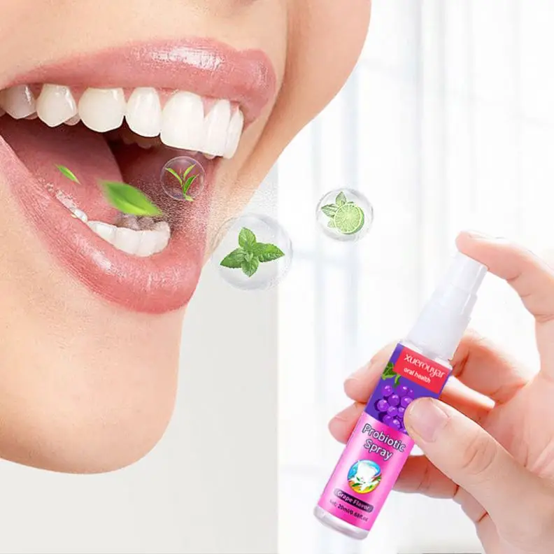Oral Product 3 Scents Probiotics Mouth Spray Reduce Odor Lasting Fragrance  Freshener Bad Breath mouth spray