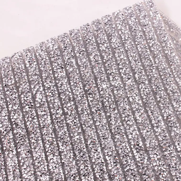 YALI strass nail 500 Gross Hotfix Rhinestone Design Template Transparent Flat Back Kit Low Price Trim Cvd Lab Diamonds Wholesale