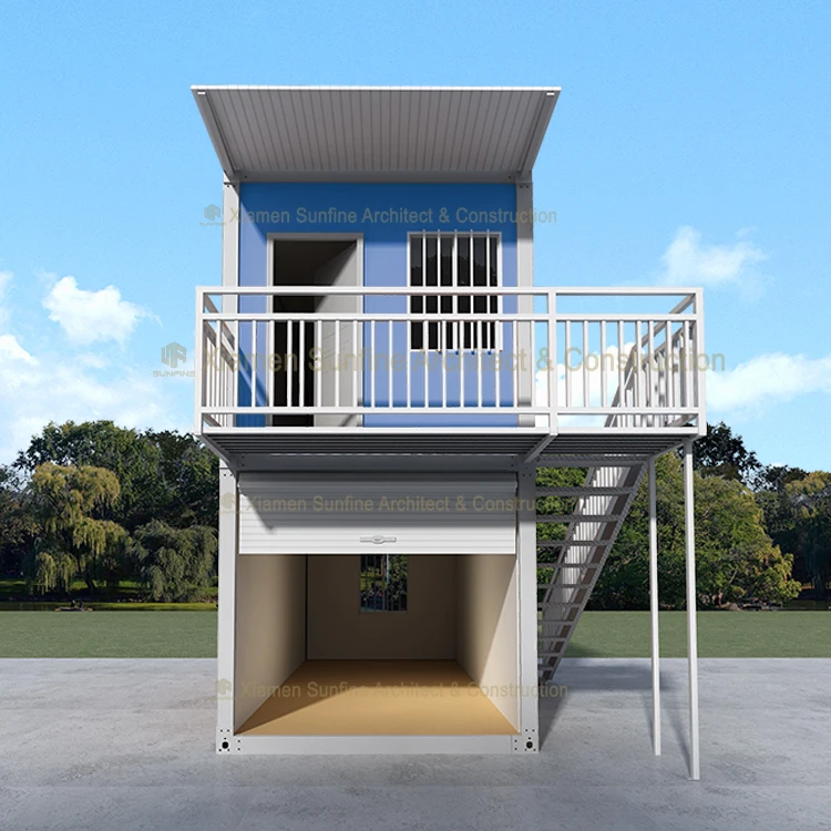 Easily built two-story houses assemble container homes Prefabricated Building Warehouse Workshop