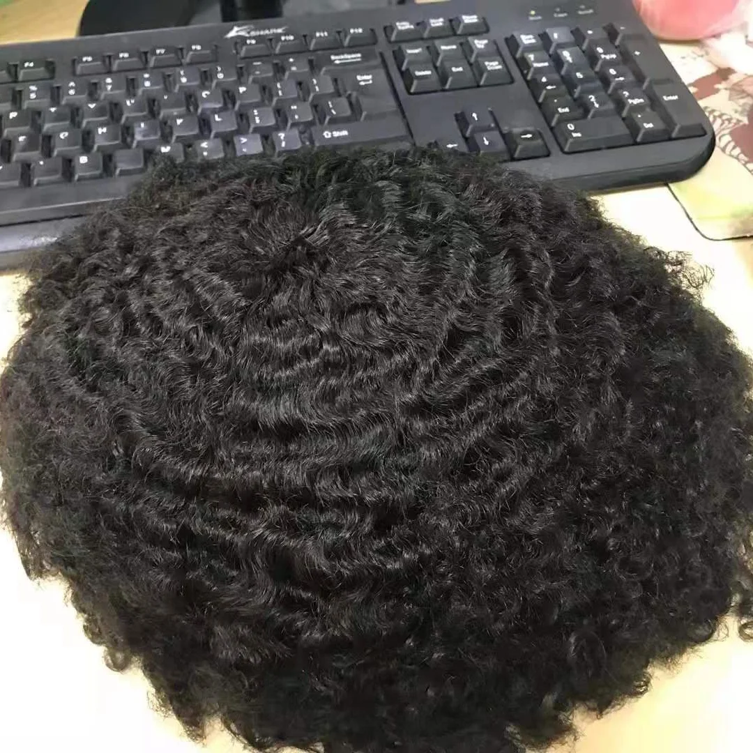 Wholesale Malaysian Human Hair Full Lace Man Hair Wig Natural Toupee for Men Hairloss