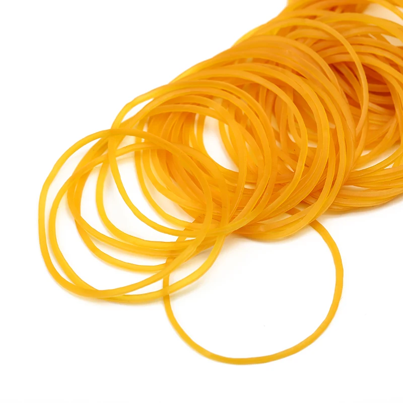 Wholesale Elastic Transparent Natural Rubber Bands for hair Office School Home Supplies
