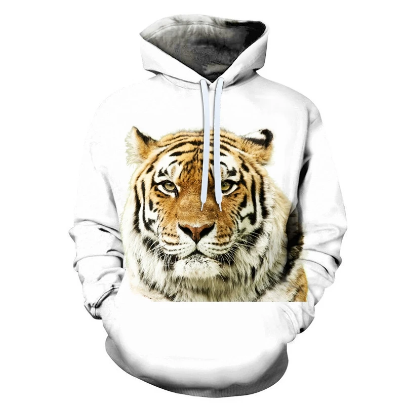 Three - dimensional realistic tiger king pattern 3D Sublimation Sweater