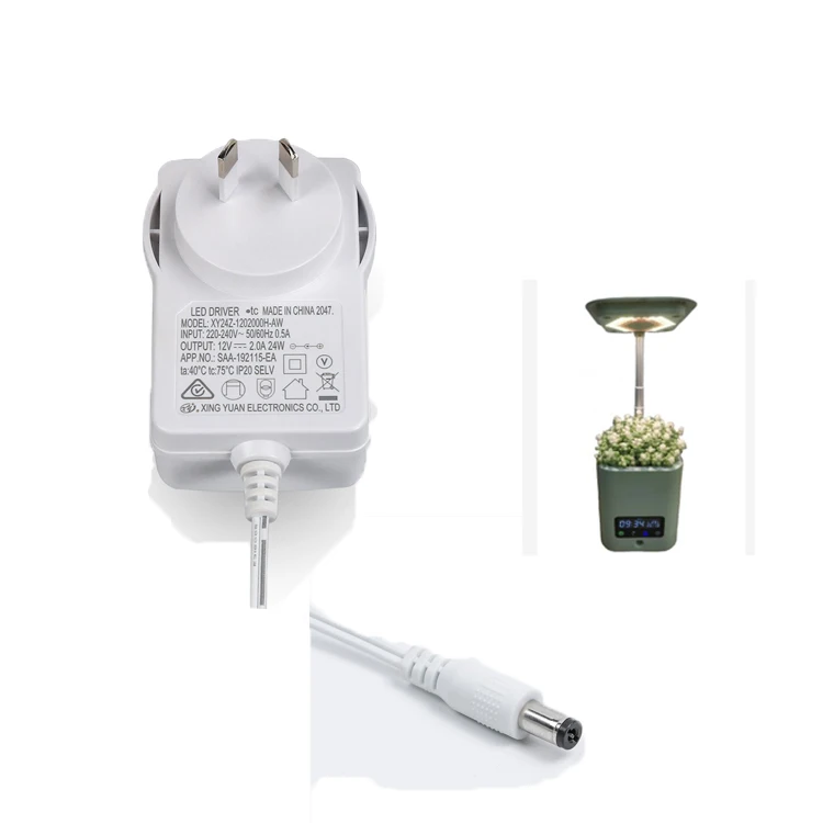 Professional Manufacture  12v 1a LED Driver 12V  Power Adapter  9 Volt AC DC Adapter for Plant Growth Lighting
