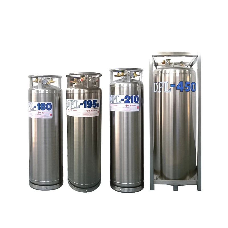 DPL-450-410L -2.02MPa Insulated Welded Pressure Vessel New Liquid Oxygen Dewar Cylinder Tank with Pump Core Components