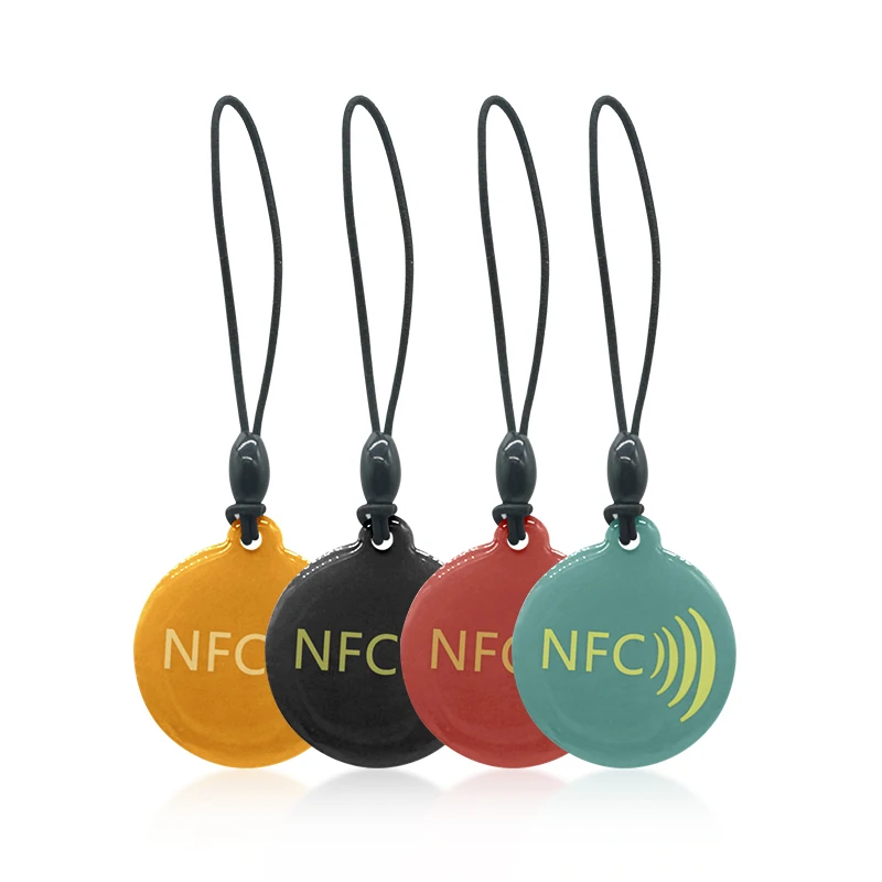 Пользовательские NFC эпоксидные метки чип NTag наклейки для социальных медиа nfc стикер
