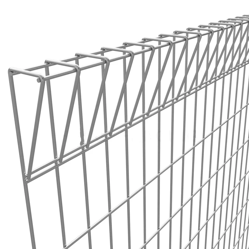 powder-coated hot-dip galvanized roll-top triangular bent electric welded  guardrail BRC Rolled top fence
