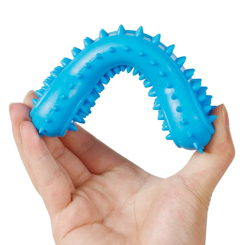 Dog Chew Toy Bone Durable dog chew toy for juguetes para mascotas Teeth Cleaning, Rubber Toothbrush Stick PET chew toy for dogs