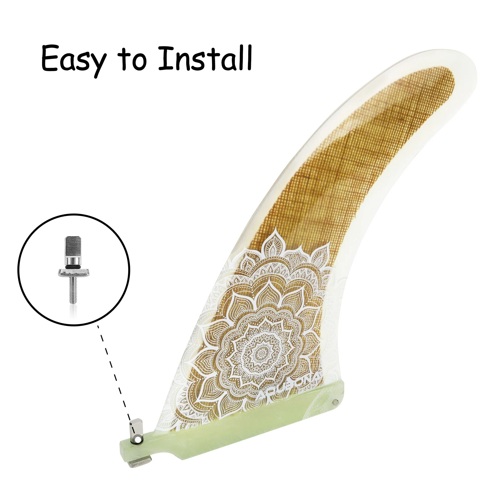 10 Inch Surf Single Fin High Quality SUP Fin for Inflatable Paddle Board Surfing Accessories