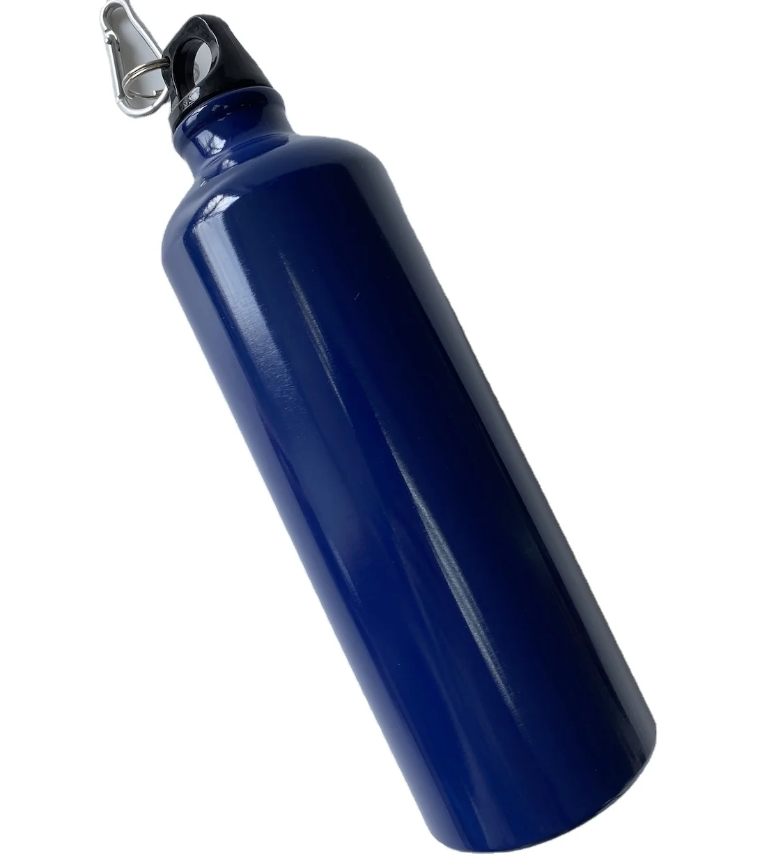 Promotion custom colorful reusable 20 Oz metal aluminum sports drink water bottle 750ml with carabiner