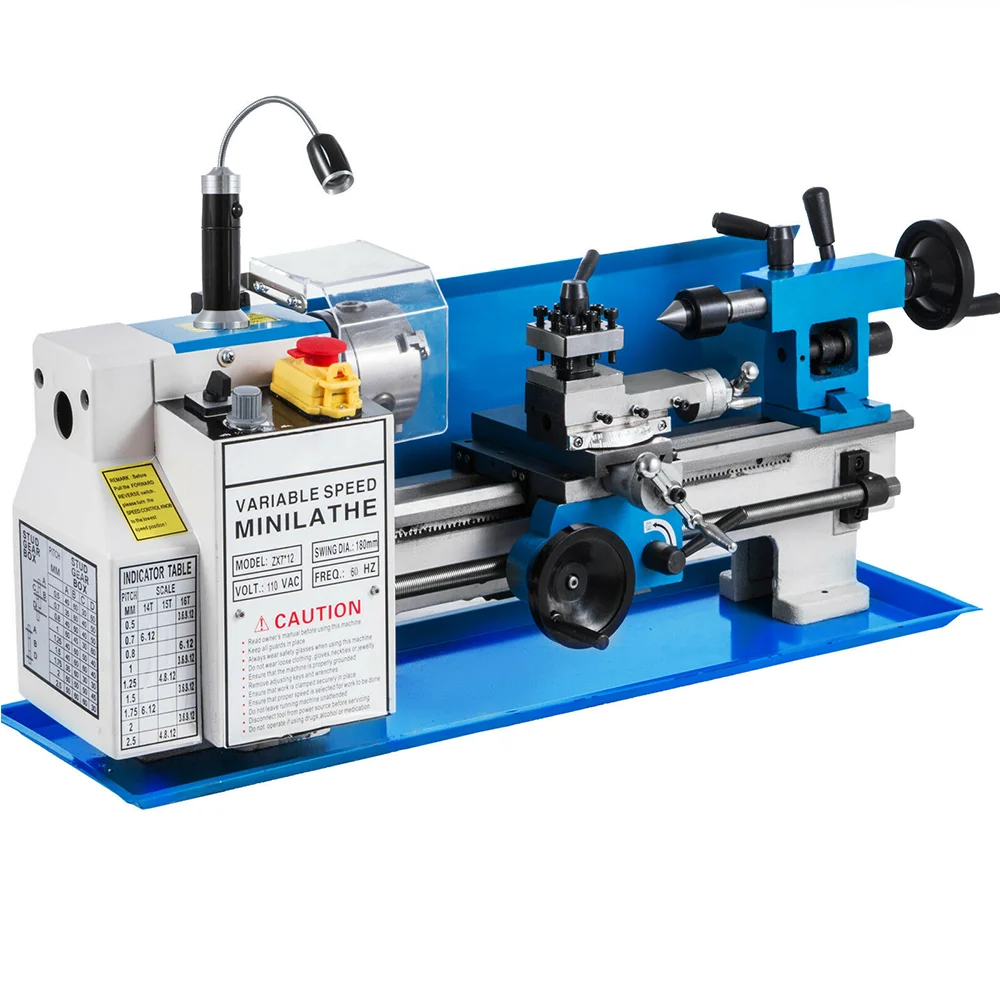 
110V Low Price Tools Small Table Size Mini Bench Lathe for Hot Sale 