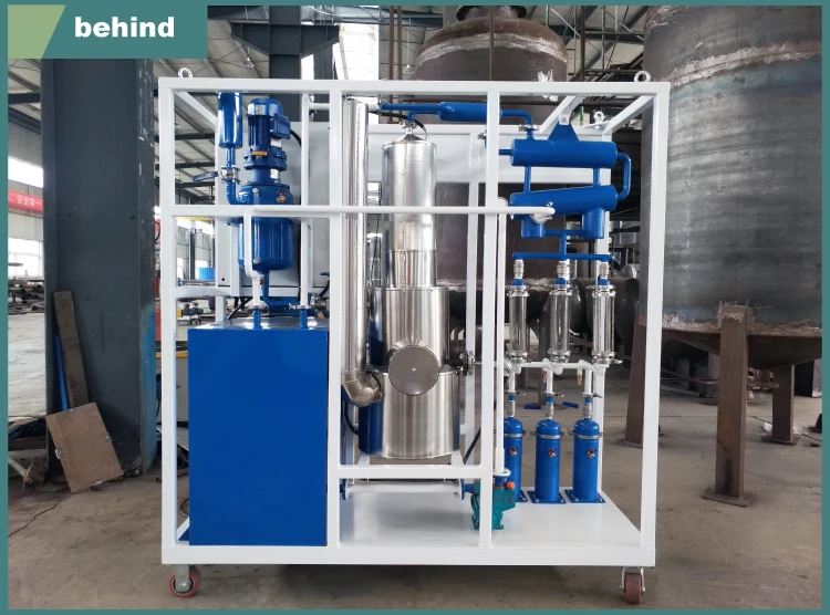 Waste engine used motor oil to diesel distillation refinery machine