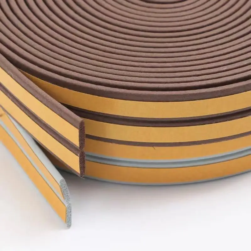 Epdm 3m Rubber Door Window Frame Seals Foam Weather Stripping Sound Proof Sealing Strips Draught Excluder Self Adhesive