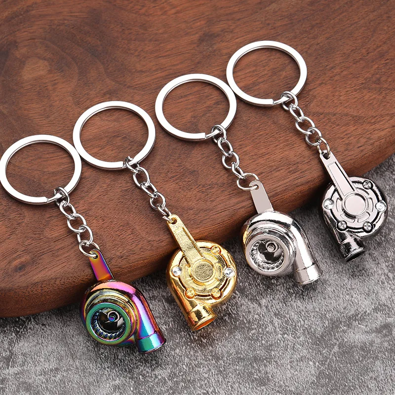 Creative Car Speed Gearbox Gear Head Keychain Manual Transmission Lever Metal Keyring Car Bicycle Refitting Pendant Key Holder