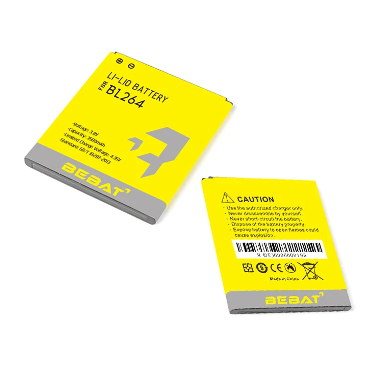 Оригинальный сменный аккумулятор BL264 3500 мАч для lenovo vibe c2 k10 a40 power, аккумуляторы для смартфонов