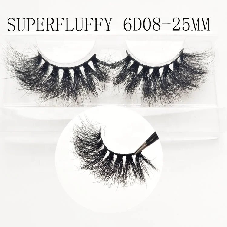 UK customer Mink Lashes Super Fluffy  Long Eyelashes Wholesale  Wispy Dramatic Curl  Eyelashes Extensions