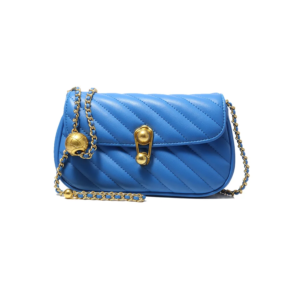 New Hot Sell Fashion Custom Single Female Leather Top Grade Handbags Branded Crossbody Sling Shoulder Bags