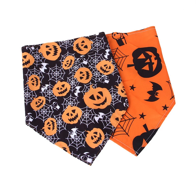 Wholesale pet supplies products halloween dog bandana dog collar bandana