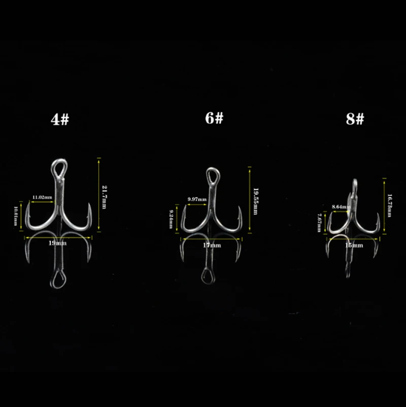 Владелец 10 шт./пакет супер сильная приманка рыболовный крючок три коготь крюк оптовая продажа тройной крючок