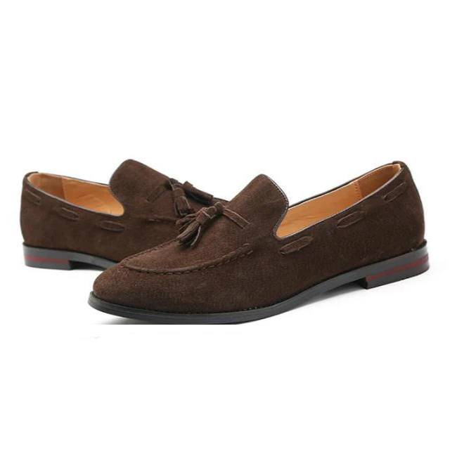 
Autumn Winter New Design Men Slip-on Tassel Loafer Brand Logo Custom Fashion Mens Leather Shoes Formal 