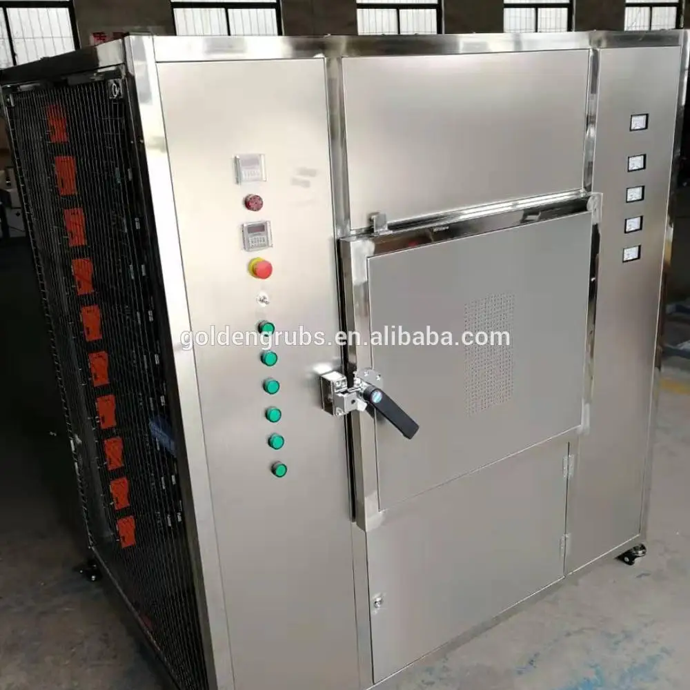 Insect oven black soldier fly and mealworm microwave dryer