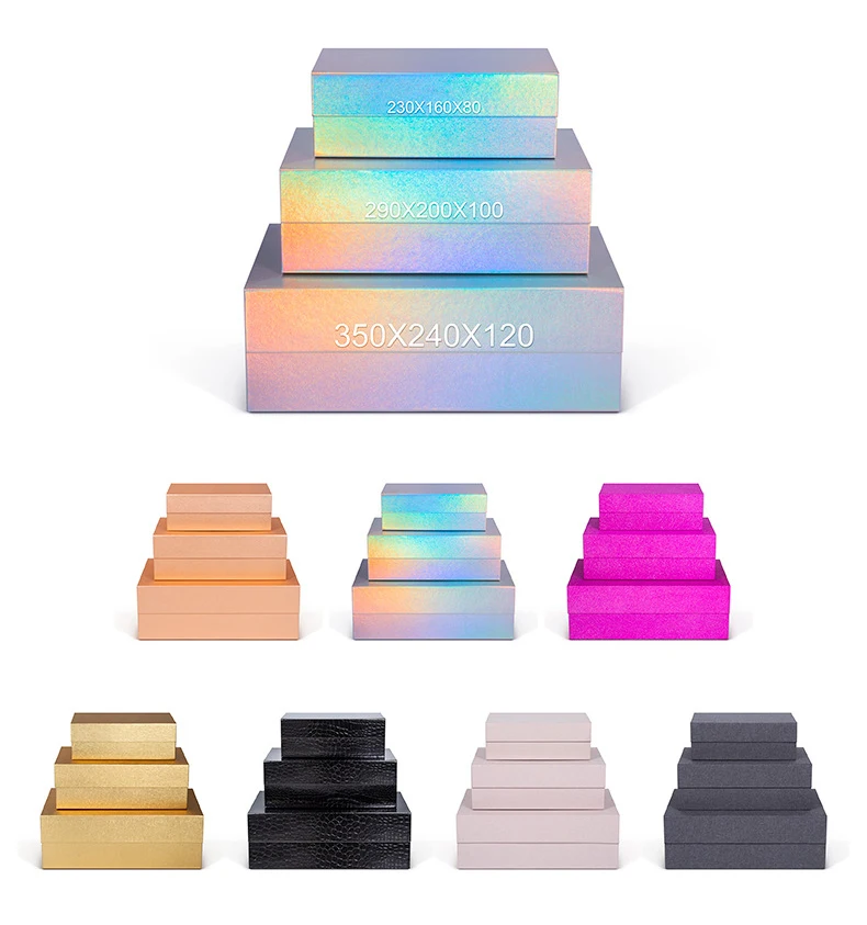 32*24*9cm Orange Folding Gift Flip Empty Tea Bag Golf Glove Recyclable Packaging Box for Fathers Day Baseball