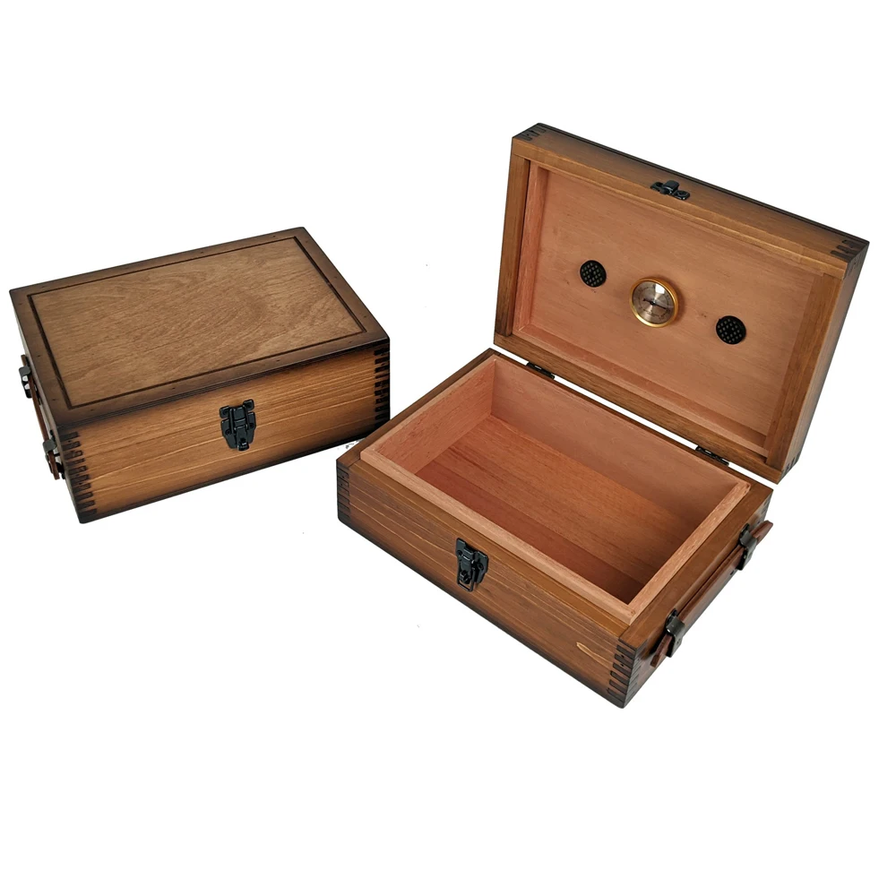 Taifu Wholesale Customize Cigar Humidor Gift Box Perfect Gift for Cigar Aficionado Hold 80 Cigars