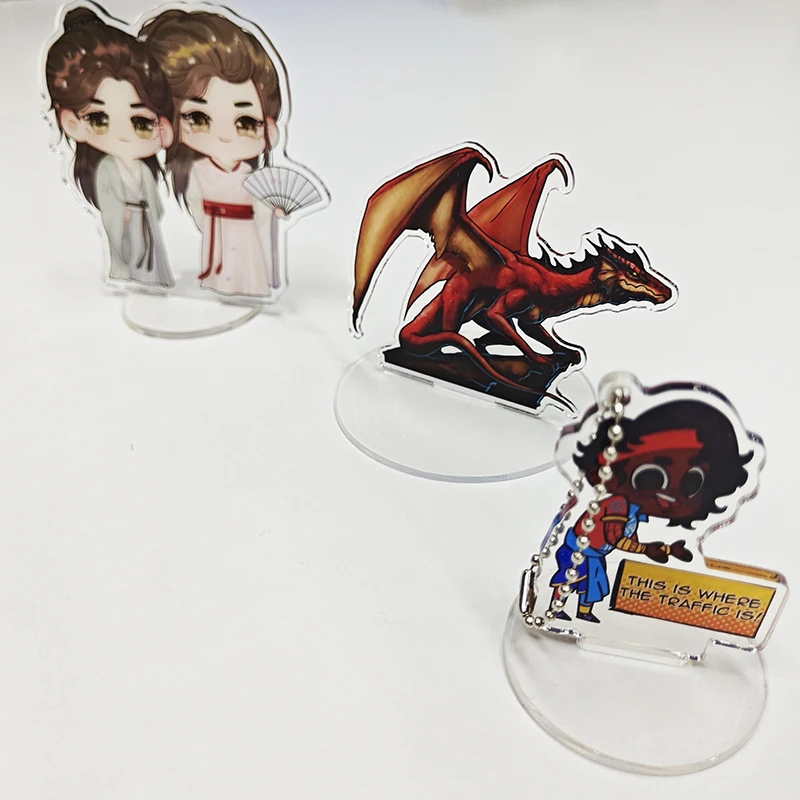 Customized Acrylic Stand Display Anime Promotion Souvenir Doll Sign Plastic Game Cartoon Figure Standee Model Collectibles Gifts