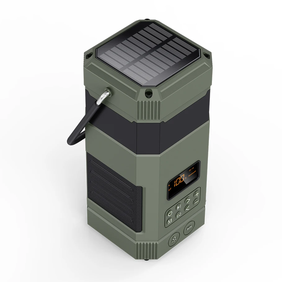 2022 new product Emergency Weather broaast radio Camping light camping light Usb Sd Rechargeable Antenna Fm Radio