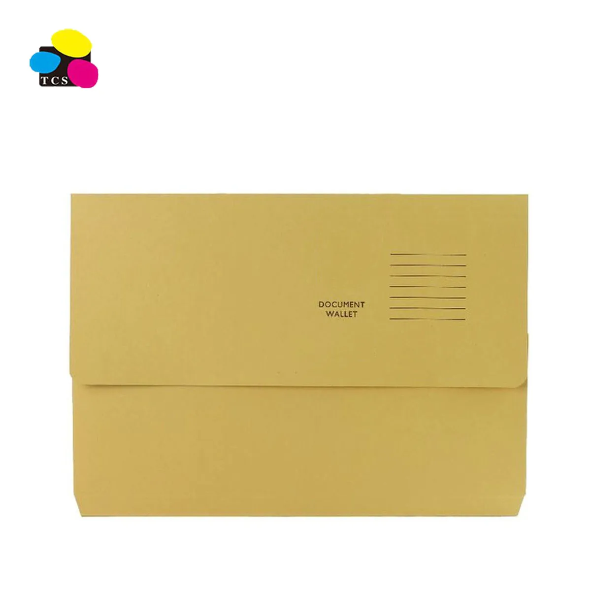 china factory Green cardboard 350x268mm Bluk sell half flap document wallet file folder