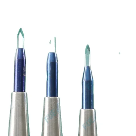 Hair Transplant Implant Sapphire Scalpel with Handle and Blade Titanium Sapphire Blade Fue Blade