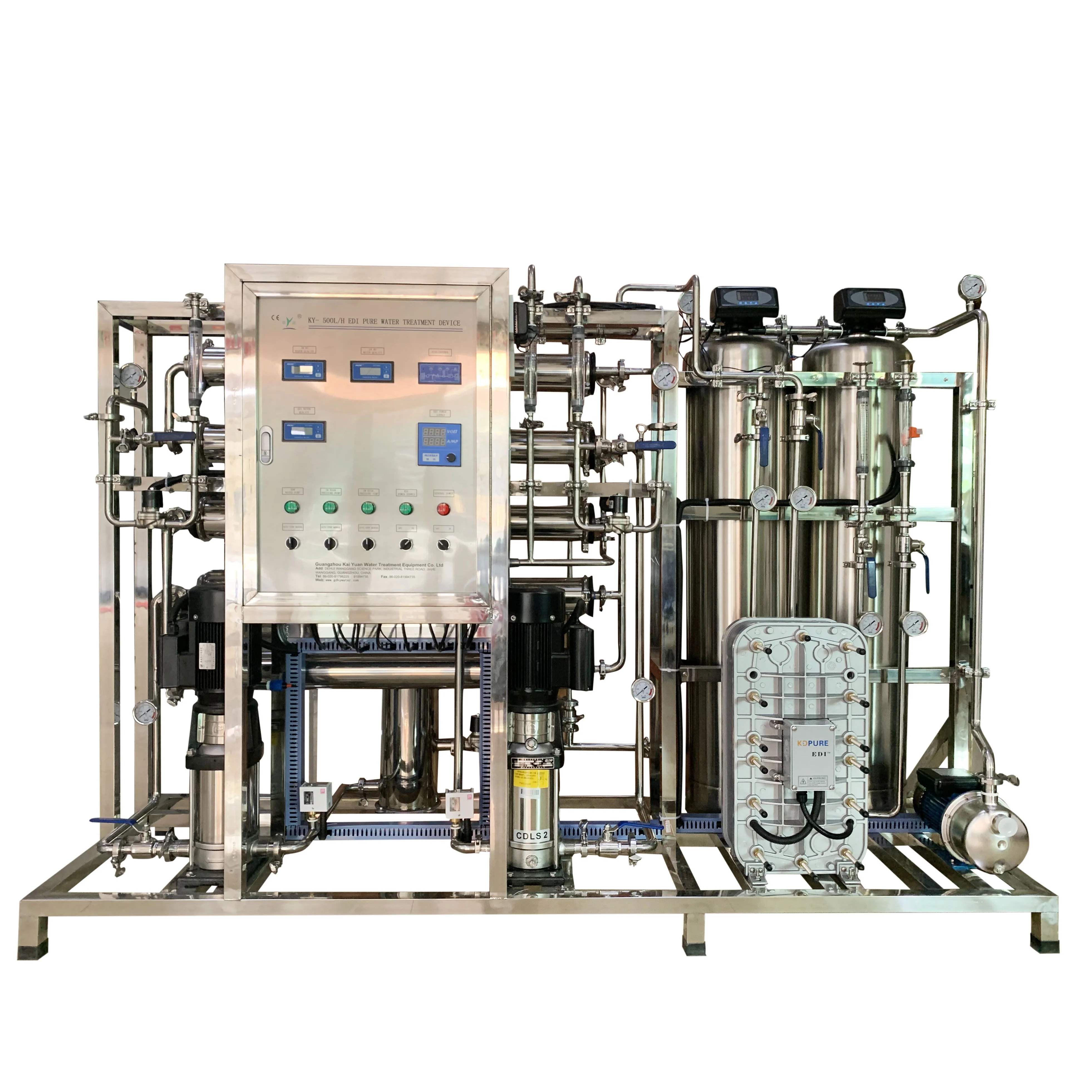 kywater 500L/H industrial  reverse osmosis ro laboratory water treatment plant price for dialysis machine