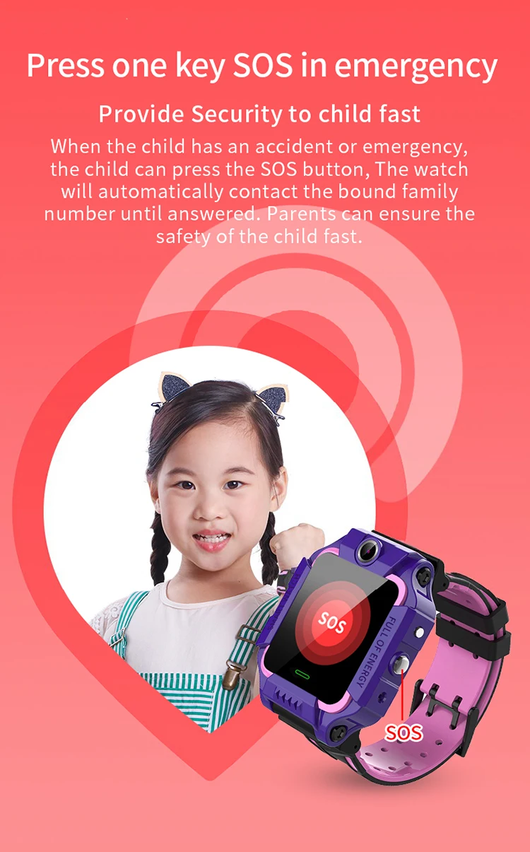 Gift Packing Style Kid Smartwatch Q19 Sim Card 2G Children Big Battery Phone Calling Kids Smart Watch