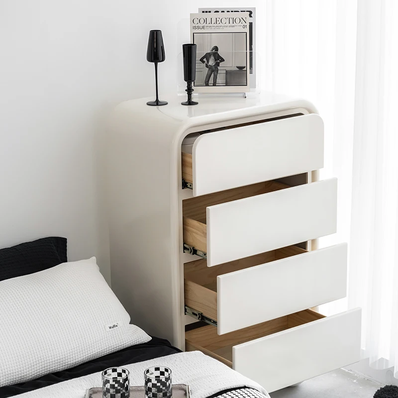 Contracted modern four bucket cabinet living room bedroom light luxury storage cabinet small family drawer storage cabinet