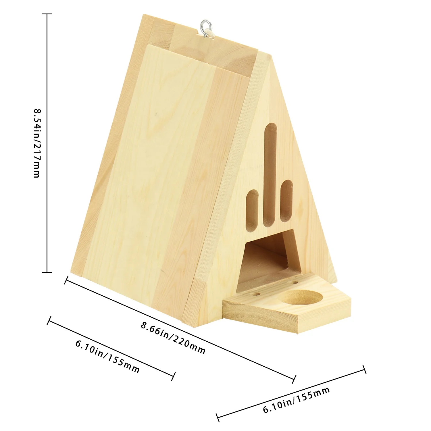 wholesale customized handcrafted sparrow feed bird house