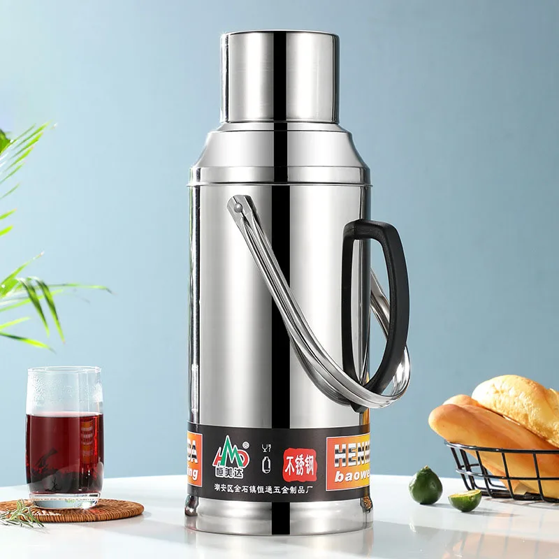 Robben Wholesale Keep Warm Glass Liner Coffee Tea Insulated Stainless Steel Water Bottle Thermos Vacuum Flask
