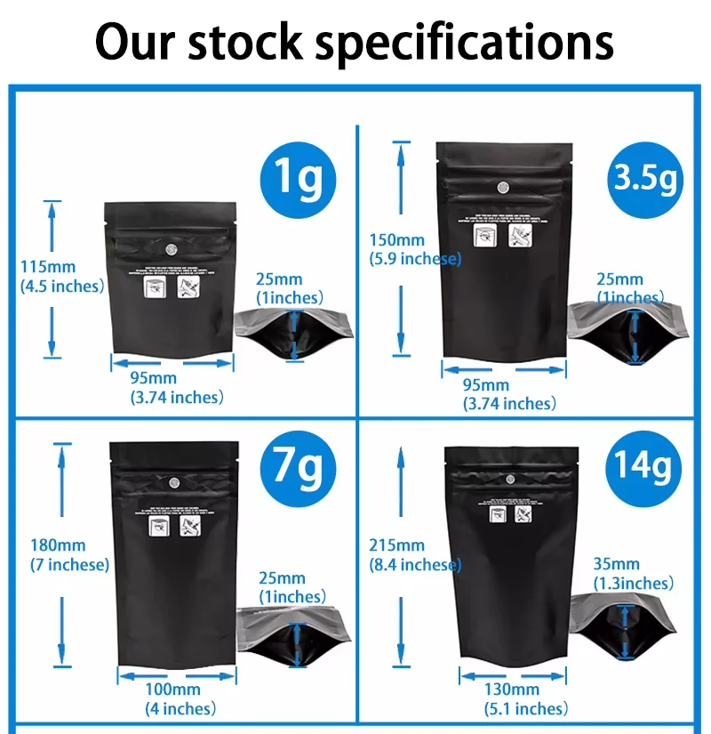 100pcs price COOKIES soft touch design Tactile Film Matte food self-sealing bag 1-3.5g Zipper Smell Proof Cookie Mylar Bag