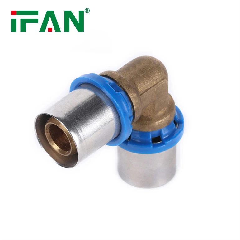 IFAN Customized Forged Bathroom Plumbing Brass Fitting PEX Pipe PEX Press Fitting