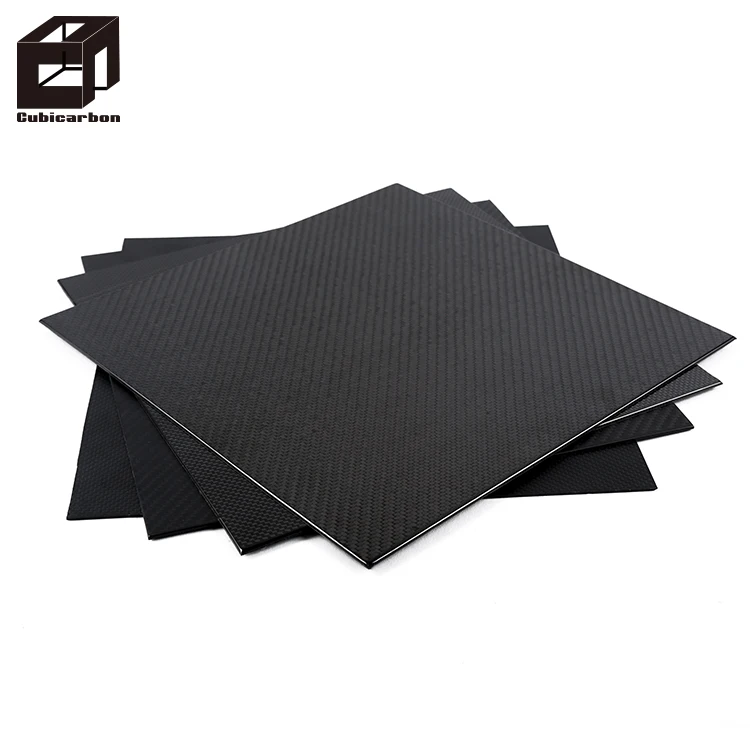 Factory Custom 3mm 5mm Real Carbon Plates 3k carbon fiber panel plates sheets Kohlefaser platten