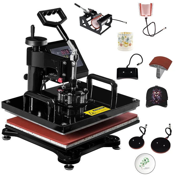 factory price mug t-shirt logo hat transfer machine heat press machine