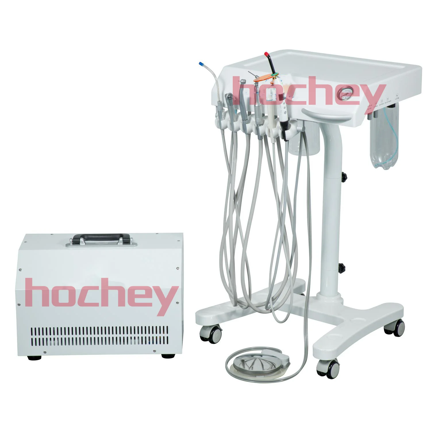 MT Medical Hot Selling Dental Equipment With CE Approved Mobile Suction Unit Dental Equipment Suitcase Portable Dental Unit