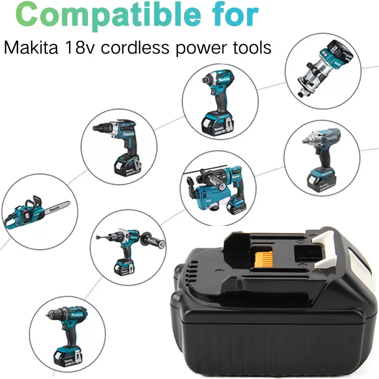 18V 3.0ah for makita BL1830B replacement battery Suitable for makita tool battery 18V 3.0ah 4.0ah 5.0ah 6.0ah